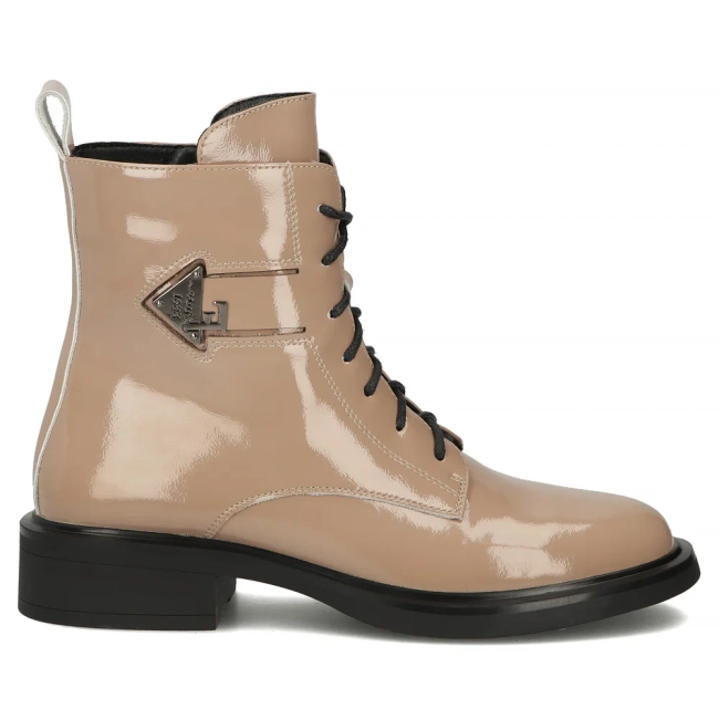 Leather ankle boots Filippo DBT7315/25 BE beige