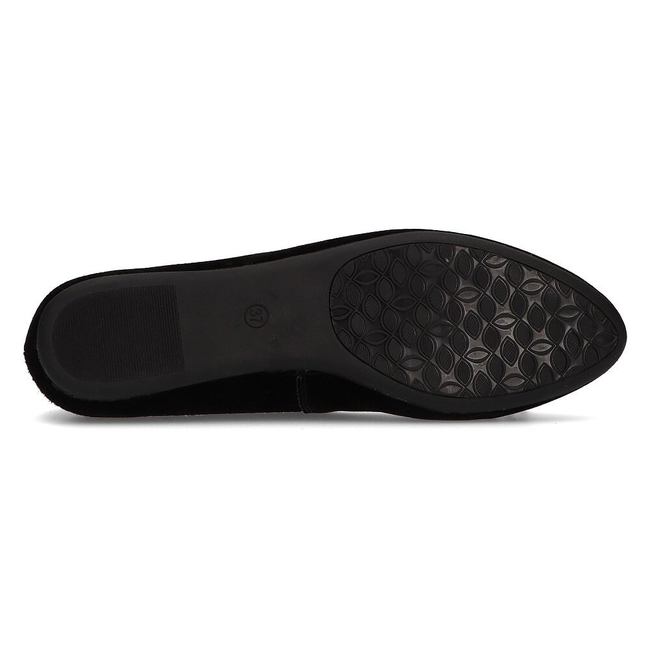 Skórzane lordsy Filippo DP2025/21 BK czarne