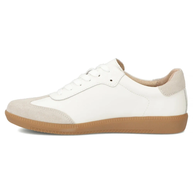 Skórzane sneakersy Filippo DP7492/25 WH białe