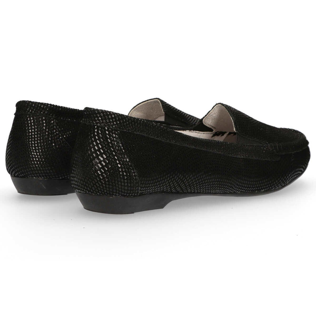 Skórzane mokasyny Filippo DP005/20 BK czarne