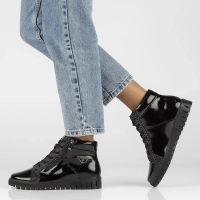 Leather ankle boots Filippo DBT4705/23 BK black