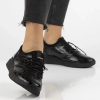Leather shoes Filippo DP7117/25 BK black