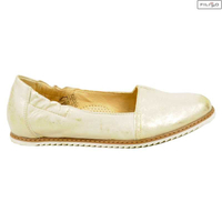 Baleriny EKSBUT 25-3876-672-1G złoto lico 8021041