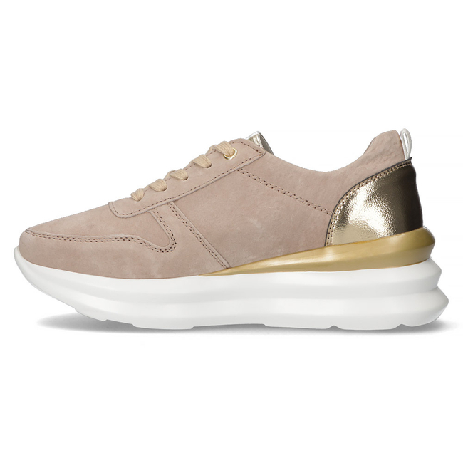 Skórzane Sneakersy Filippo DP3505/22 BE beżowe