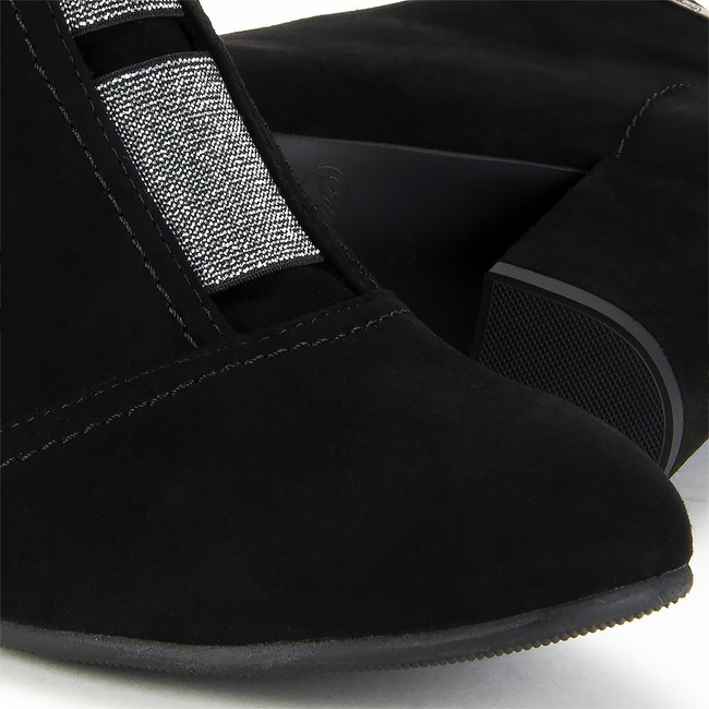 Botki LIBERO 9015 kolor 135 czarny nubuk