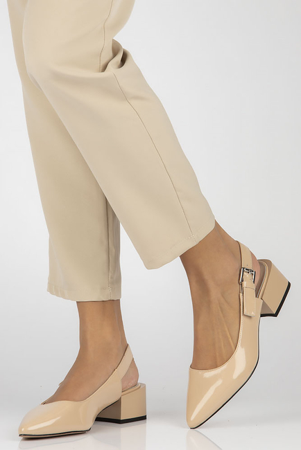 Leather pumps Filippo DP4447/23 BE beige