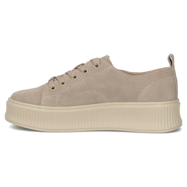 Leather sneakers Filippo DP6122/26 TP taupe