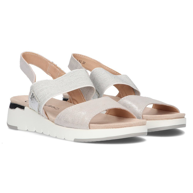Leather sandals Filippo DS2140/21 SI silver
