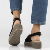 Leather sandals Filippo DS7646/26 BK black