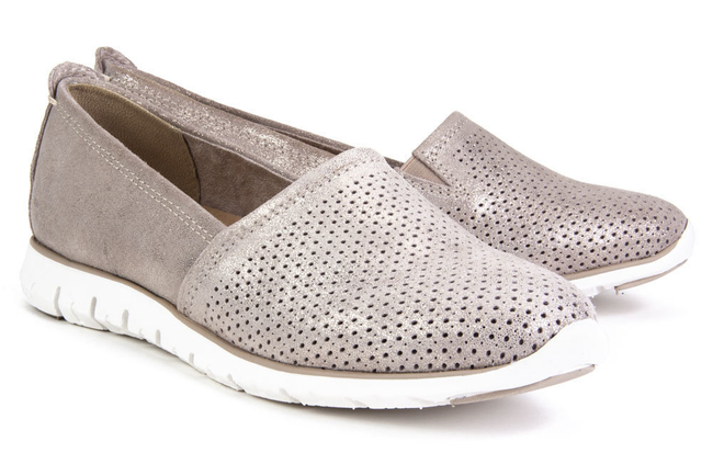 Mokasyny Marco Tozzi 2-24709-32 412 Dune Metallic