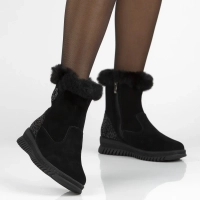 Leather ankle boots Filippo DBT7271/25 BK black