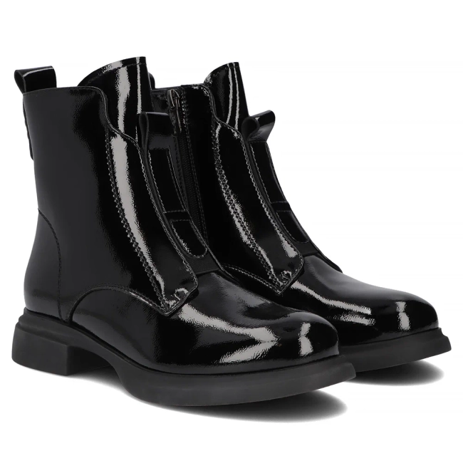 Leather ankle boots Filippo DBT6540/25 BK black