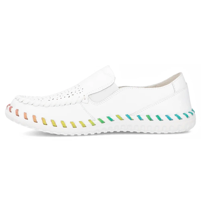 Leather shoes Artiker 54C1511 white