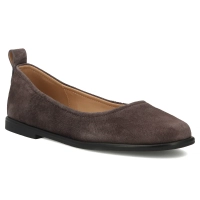 Skórzane baleriny Filippo DP7741/26 D BR brązowe