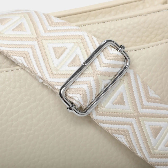 Light beige shoulderbag night petal