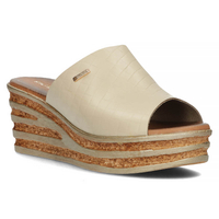 Leather flip-flops Filippo 40160 beige