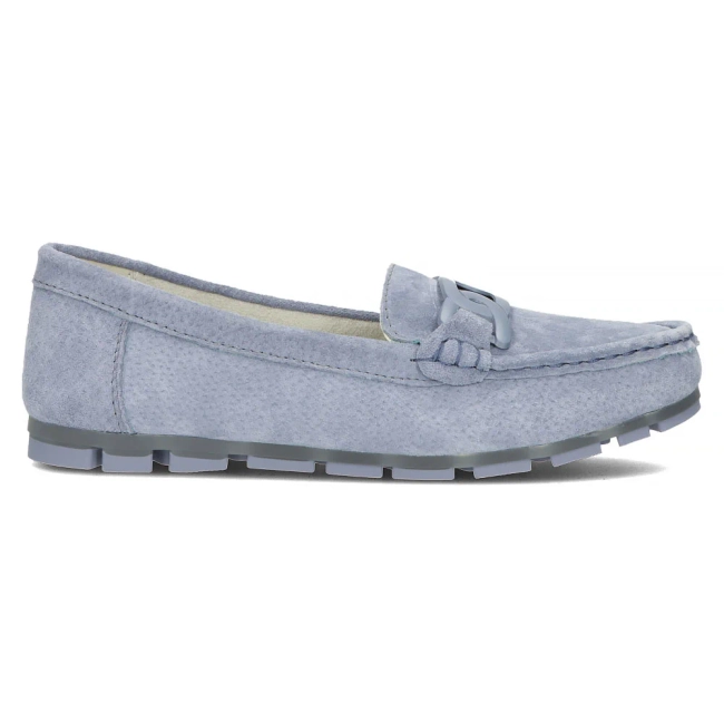 Leather loafers Filippo DP3630/24 BL blue
