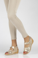 Leather sandals Filippo 50086 gold