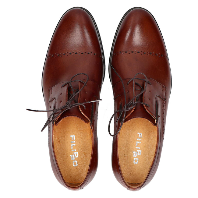 Shoes Filippo 1425 brown alfa