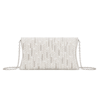 Silver handbag Shiny