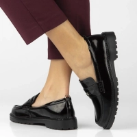 Leather shoes Filippo DP7409/25 BK L black