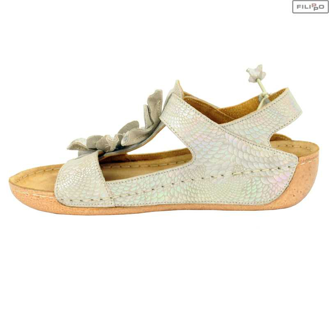 Sandals LEMAR 832d spiral silver 8023438