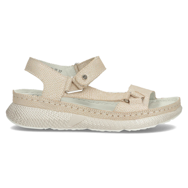 Leather sandals Filippo DS3517/22 BE beige
