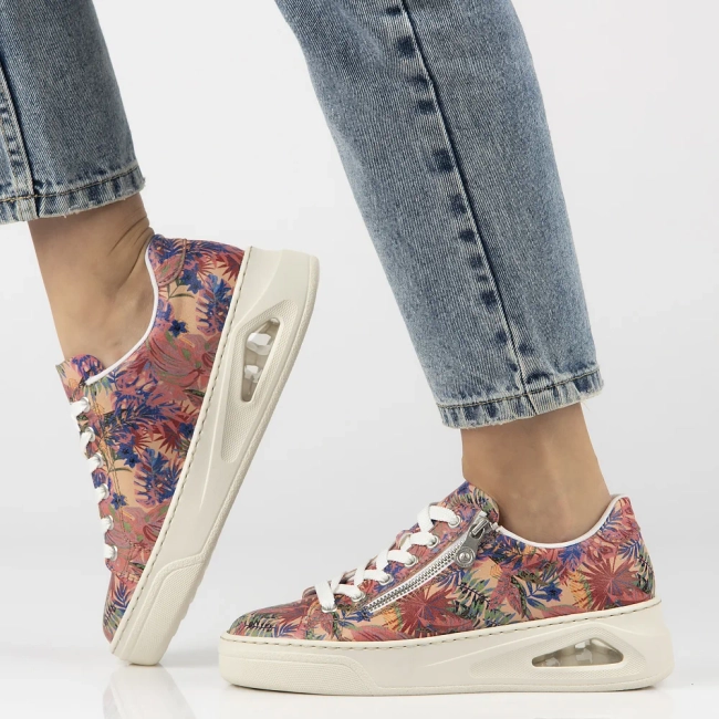 Sneakersy Rieker N6401-90 wielokolorowe