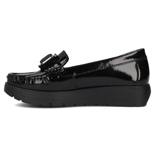 Leather loafers Filippo DP7056/25 BK L black