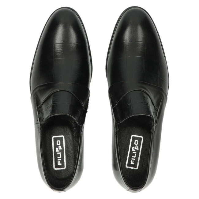 Leather shoes Filippo H-7152/P13-524 black