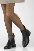 Leather ankle boots Filippo DBT6412/24 BK black