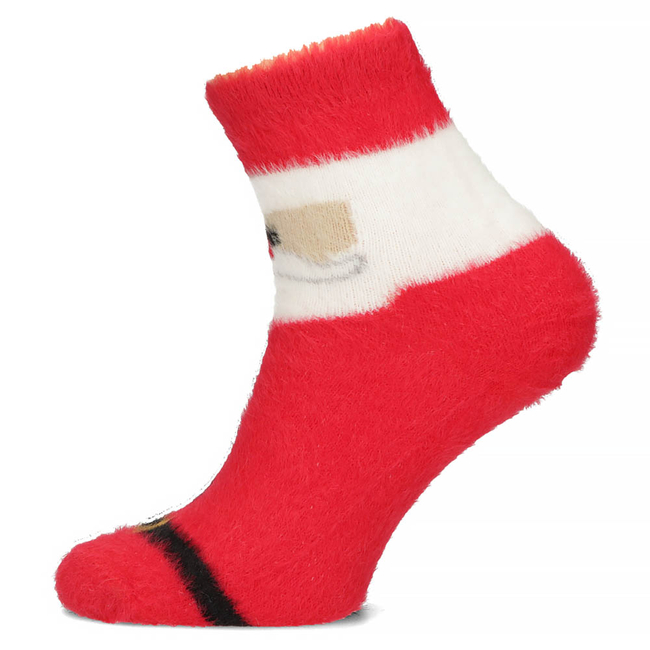 Women's Socks red santa