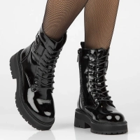 Leather ankle boots Filippo DBT6305/25 BK black