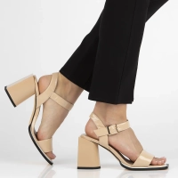 Leather sandals Filippo DS4445/23 BE beige