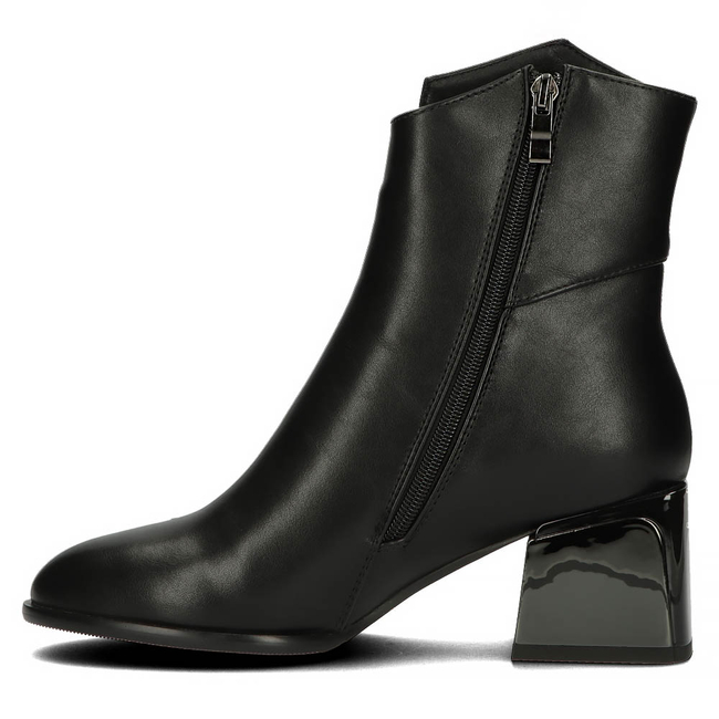 Botki na obcasie Filippo DBT4093/22 BK czarne