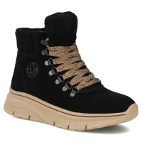 Leather ankle boots Filippo DBT7290/25 BK black