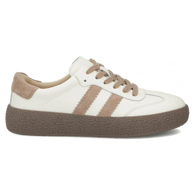 Skórzane sneakersy Filippo DP7958/26 WH BE białe