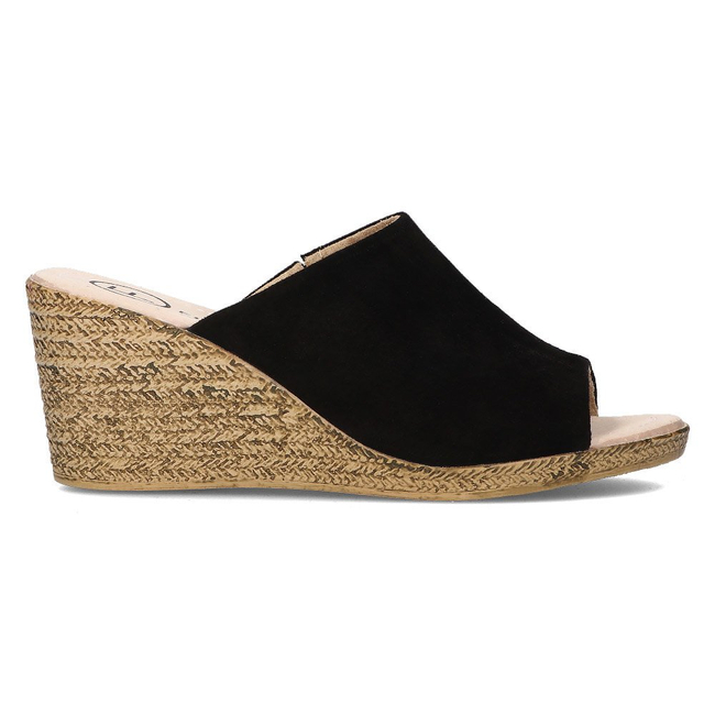 Leather flip-flops Filippo DK2143/21 BK black