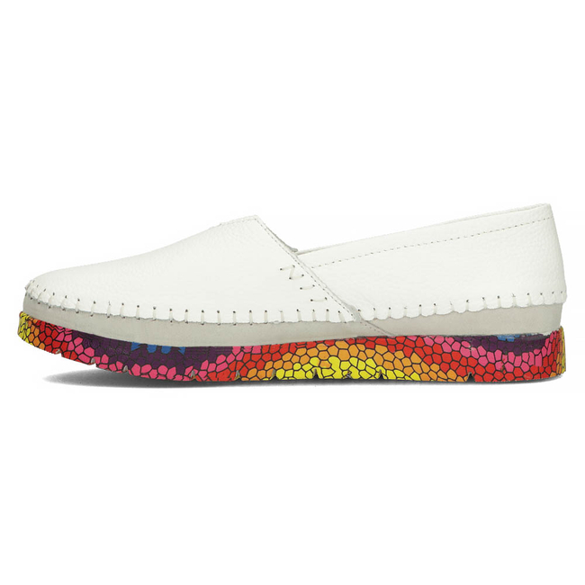 Leather shoes Filippo DP1213/22 WH white