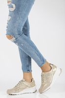 Leather Sneakers Filippo DP2008/21 GO gold