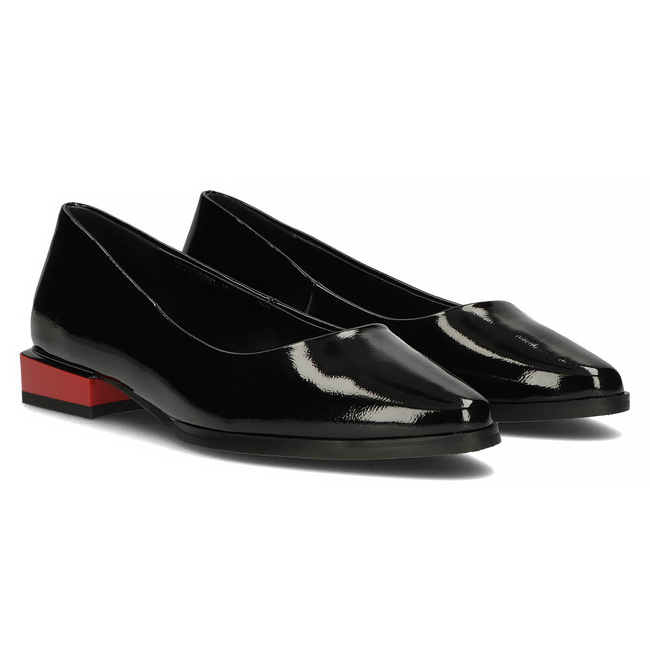 Leather shoes Filippo DP2383/22 BKL black