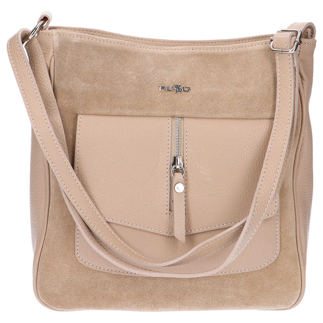 Filippo leather handbag 1923 Beige