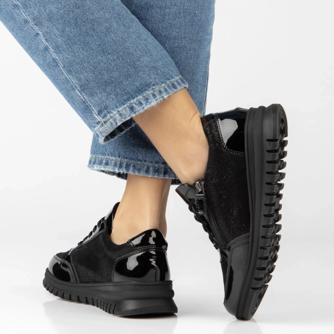 Leather shoes Filippo DP8105/26 BK black