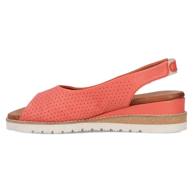 Leather sandals Artiker 50C0866 red