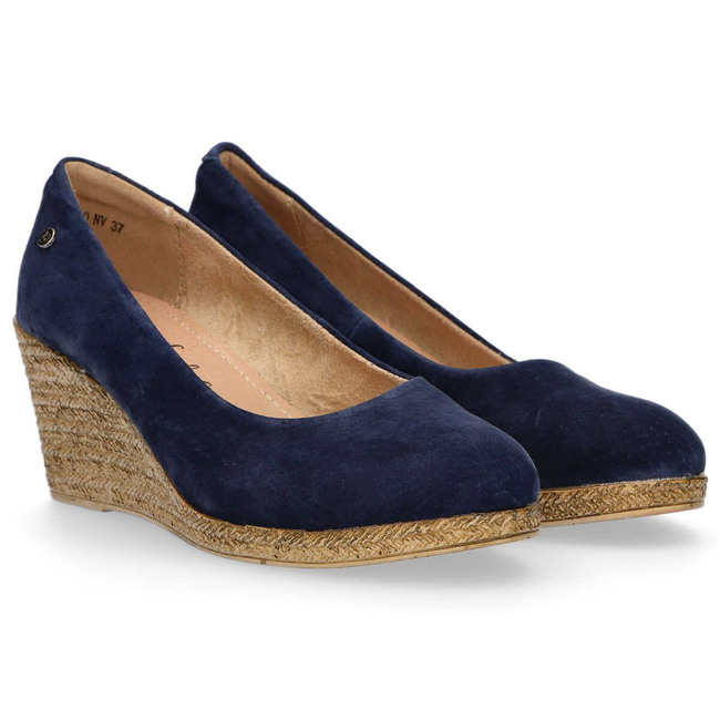 Leather shoes Filippo DP1328/20 NV navy blue