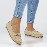 Leather loafers Filippo DP3613/23 BE beige