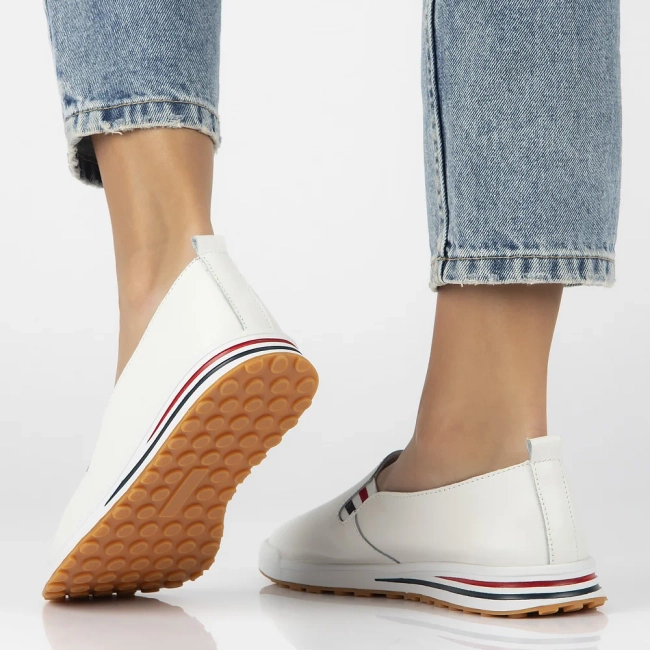 Leather shoes Filippo DP3510/25 WH white