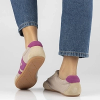 Leather sneakers Filippo DP7595/26 BE FH beige