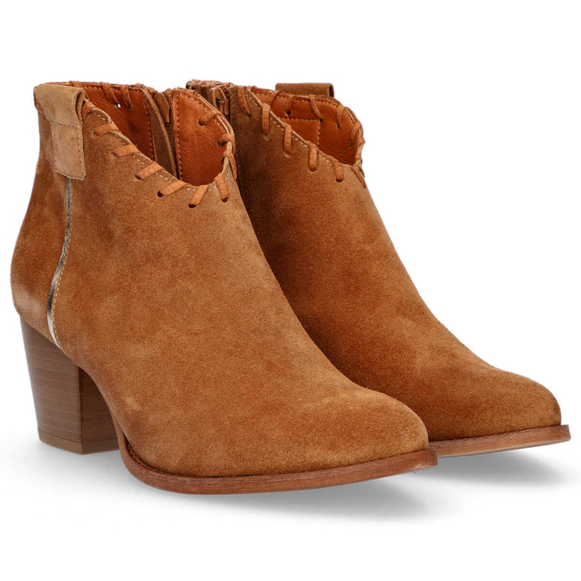 Botki Filippo 1516 Camel Welur