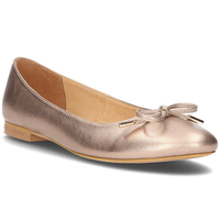 Leather ballerinas Alexio Giorgio 047 gold